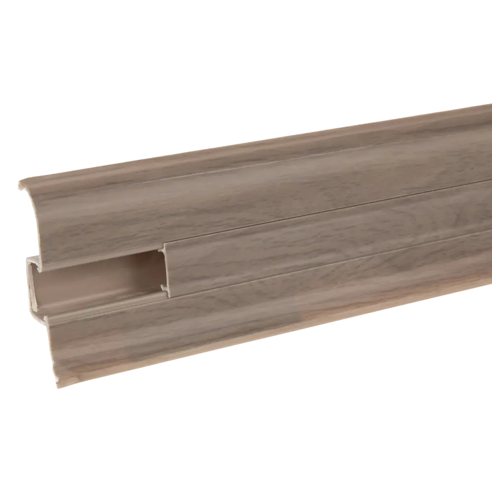 Плинтус напольный ПВХ цвет дуб ширин 220x23x58 мм 89348888 STLM-2190660 Santreyd 