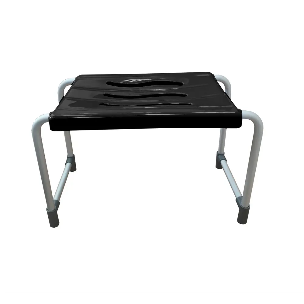 Стул для ванной Primanova 36x26 см цвет черный KV02 STLM-2153422