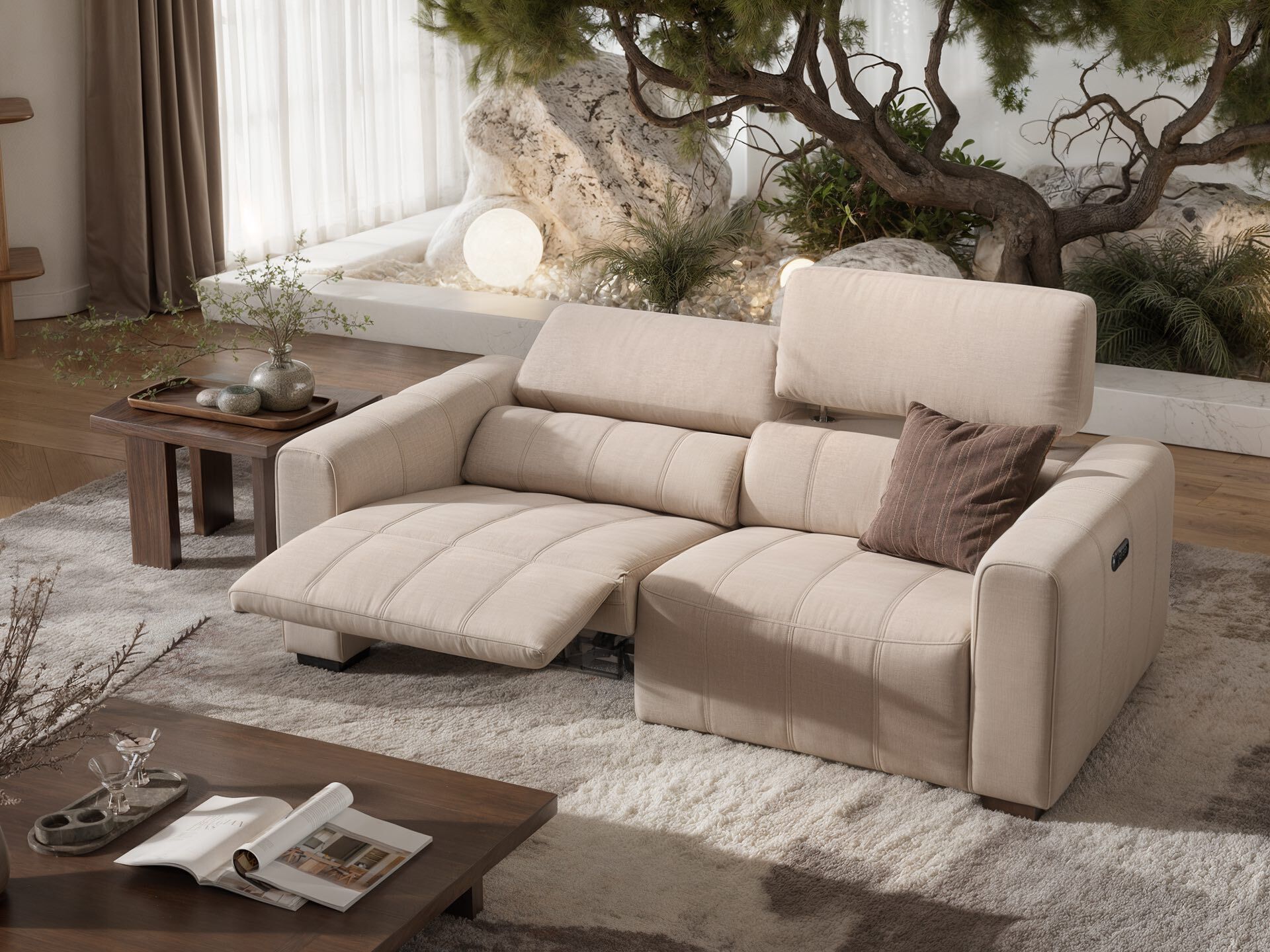 3-местный тканевый диван Sofanella Малибу ARCH-00092710 - Вид №3