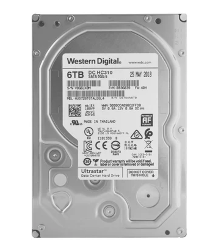 HUS726T6TALE6L4 Hdd wd sata server 6tb ultrastar 7200 6gb/s 256mb 0b36039 Hitachi (HGST) Santreyd 