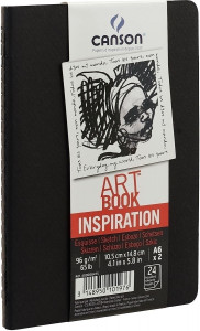504888 Набор из двух блокнотов для зарисовок "Art Book", А6, 24 листа, 96 г/м2 Canson