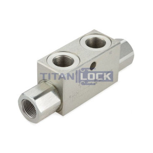 Гидрозамок односторонний, 1.1/2", BP/BP, сталь, TLSHL1.1/2FF TITAN LOCK