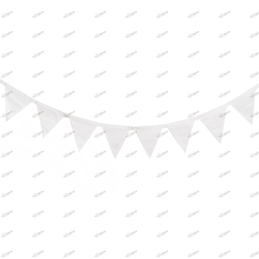 Гирлянда из 8 флажков Simple White VAMVIGVAM SIMPLE WHITE 00-3830872 Белый Santreyd 