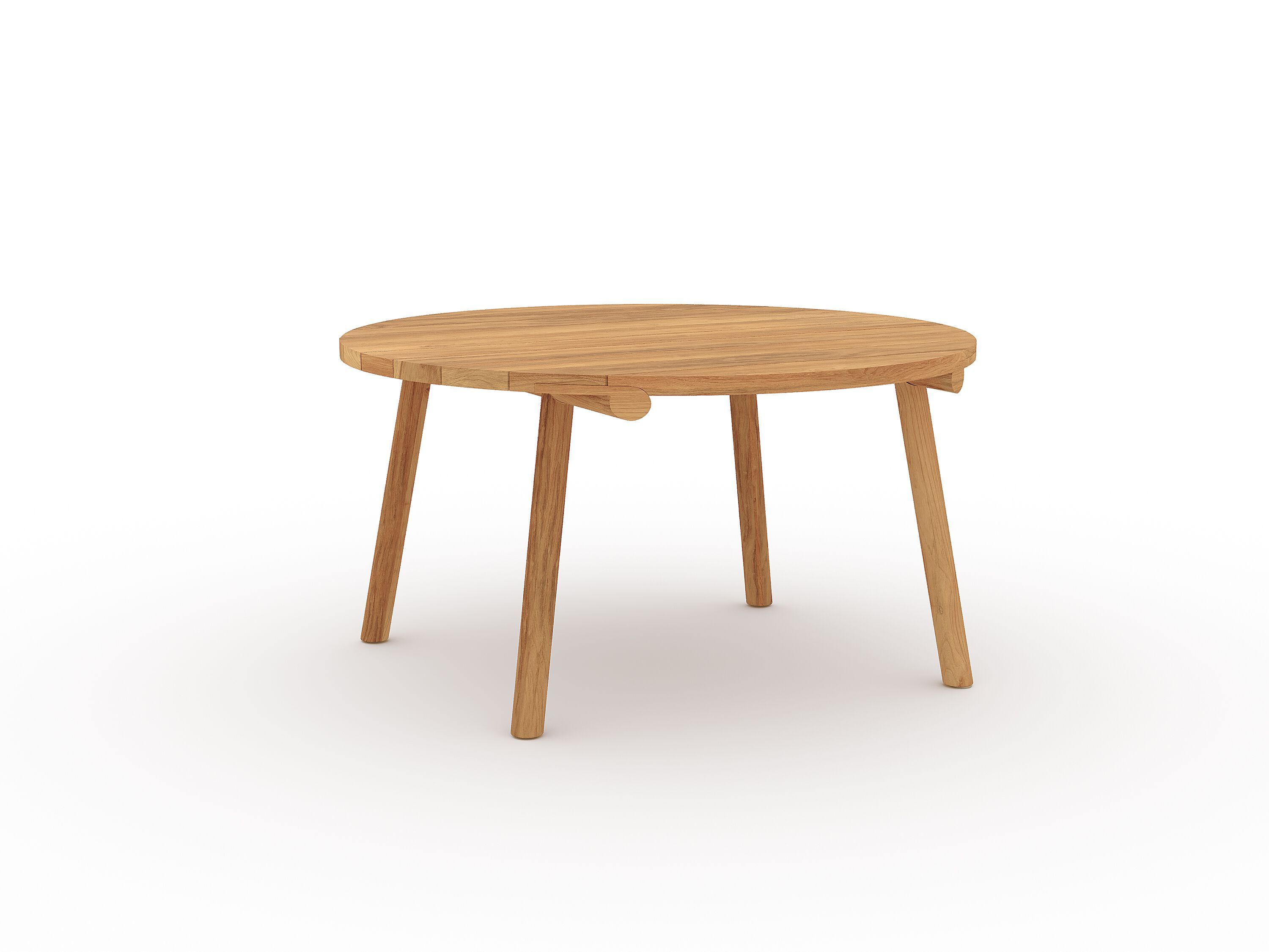 Круглый складной стол из тикового дерева YAAZ Uz ARCH-00015300 - Вид №2