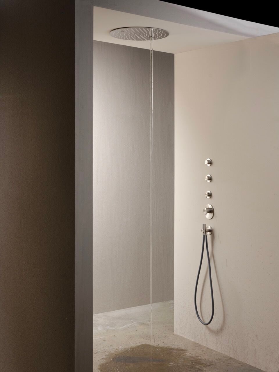 Круглая потолочная душевая головка из нержавеющей стали с 2 струями BEAMTECH Timeless ARCH-00046921 - Вид №9