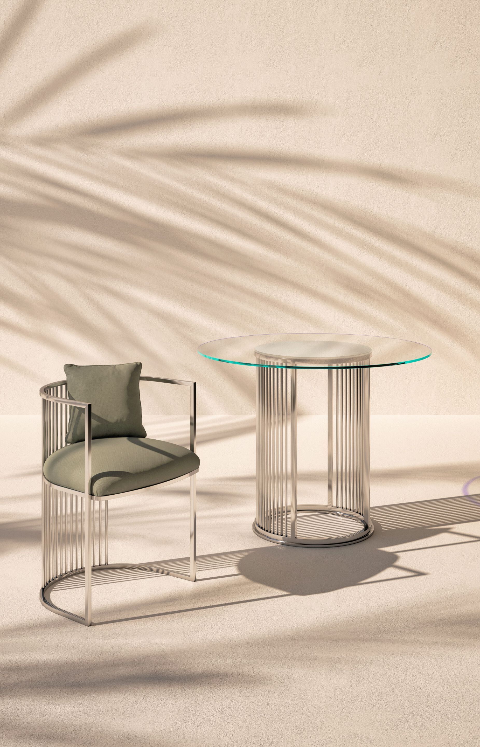 Садовый стул со встроенной подушкой Galbiati Outdoor Alpemare Collection ARCH-00099195 - Вид №1