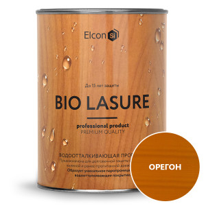 90836369 Водоотталкивающая пропитка для защиты дерева Bio Lasure цвет орегон 0.9 л STLM-0405576 ELCON