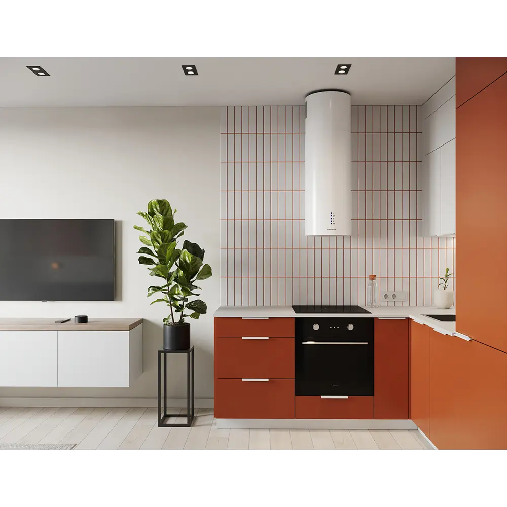 Фальшпанель для кухонного шкафа Тара 37x102.4 см KONSENSA МДФ цвет терракотовый STLM-2100669 - Вид №8