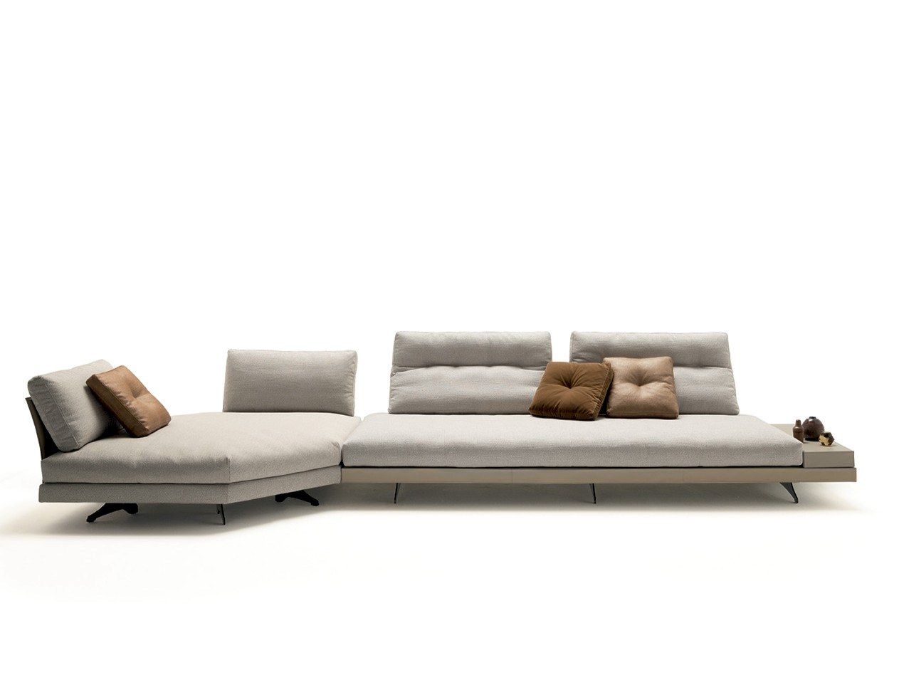 Секционный угловой диван из ткани VALENTINI камень ARCH-00081057 - Вид №5