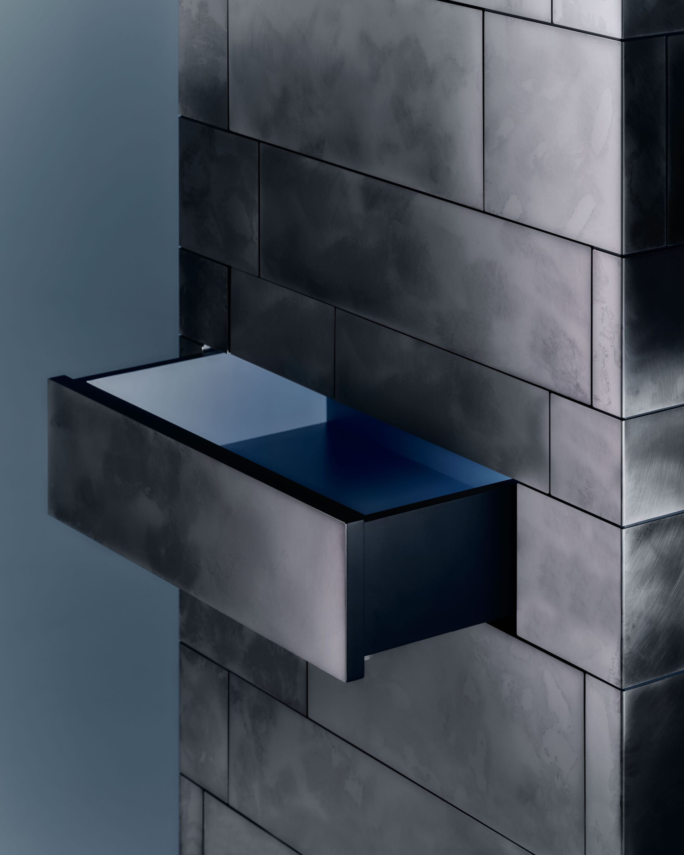 Комод из нержавеющей стали DE CASTELLI Iridium Edition ARCH-00139180 - Вид №2