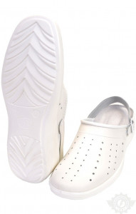 60955 Туфли Сабо "Шарм" женские белые  Медицинская обувь размер 40