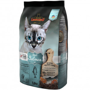 ПР0047256 Корм для кошек GF с чувствительным пищеварением, беззерновой, лосось сух. 1,8кг Leonardo