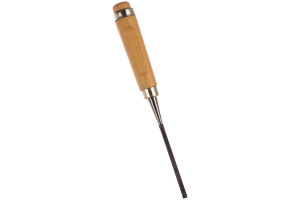 13669925 Стамеска-долото с деревянной ручкой, хромованадиевая, 6мм ЭКСПЕРТ 18096-06 ЗУБР