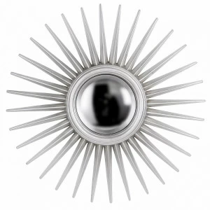 Зеркало-солнце 76 см античное серебро Star Silver ART-ZERKALO ДИЗАЙНЕРСКИЕ 00-3884076 Зеркальный;серебро
