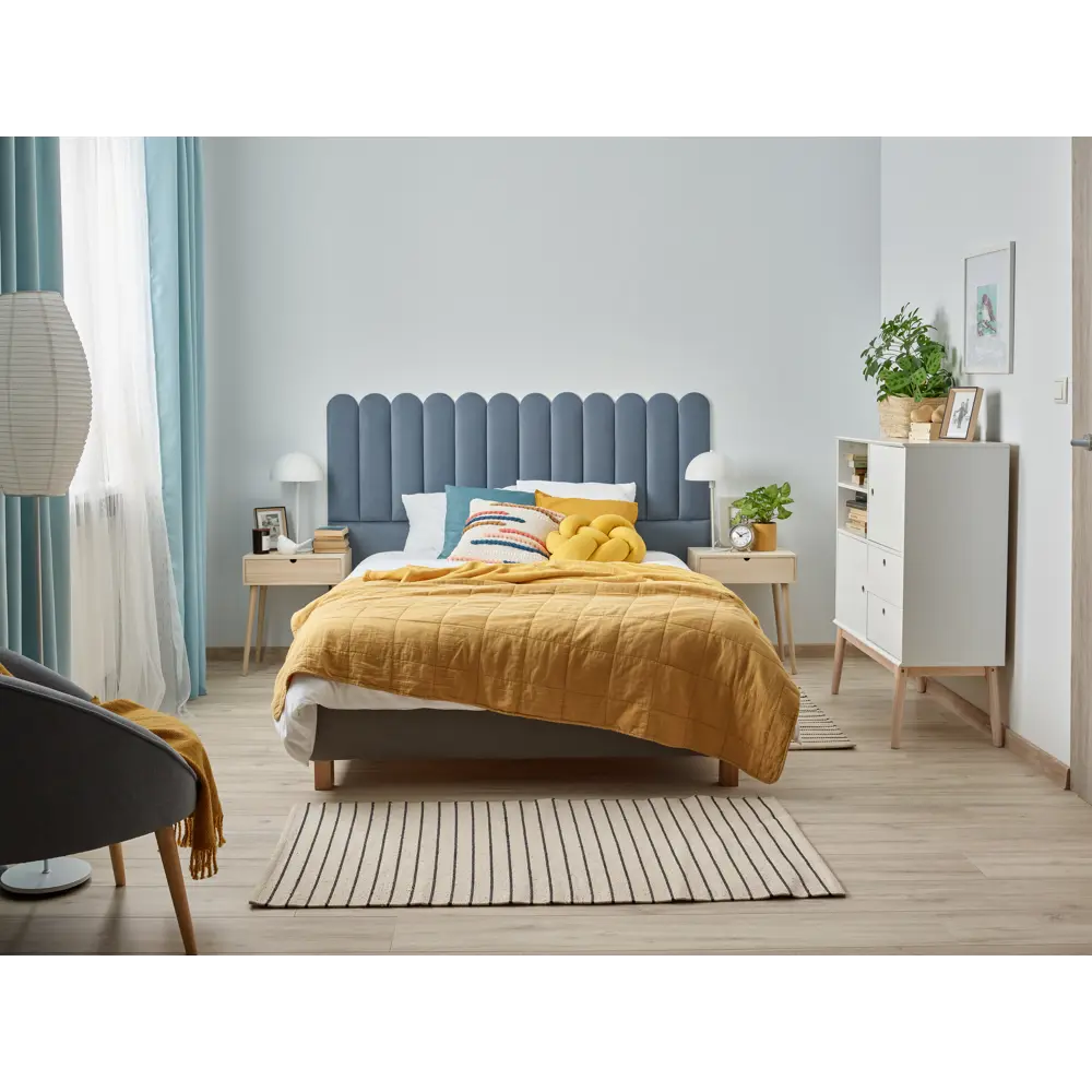 Панель тканевая Vilo 150x600 мм цвет oval графит Santreyd STLM-2193419 - Вид №3