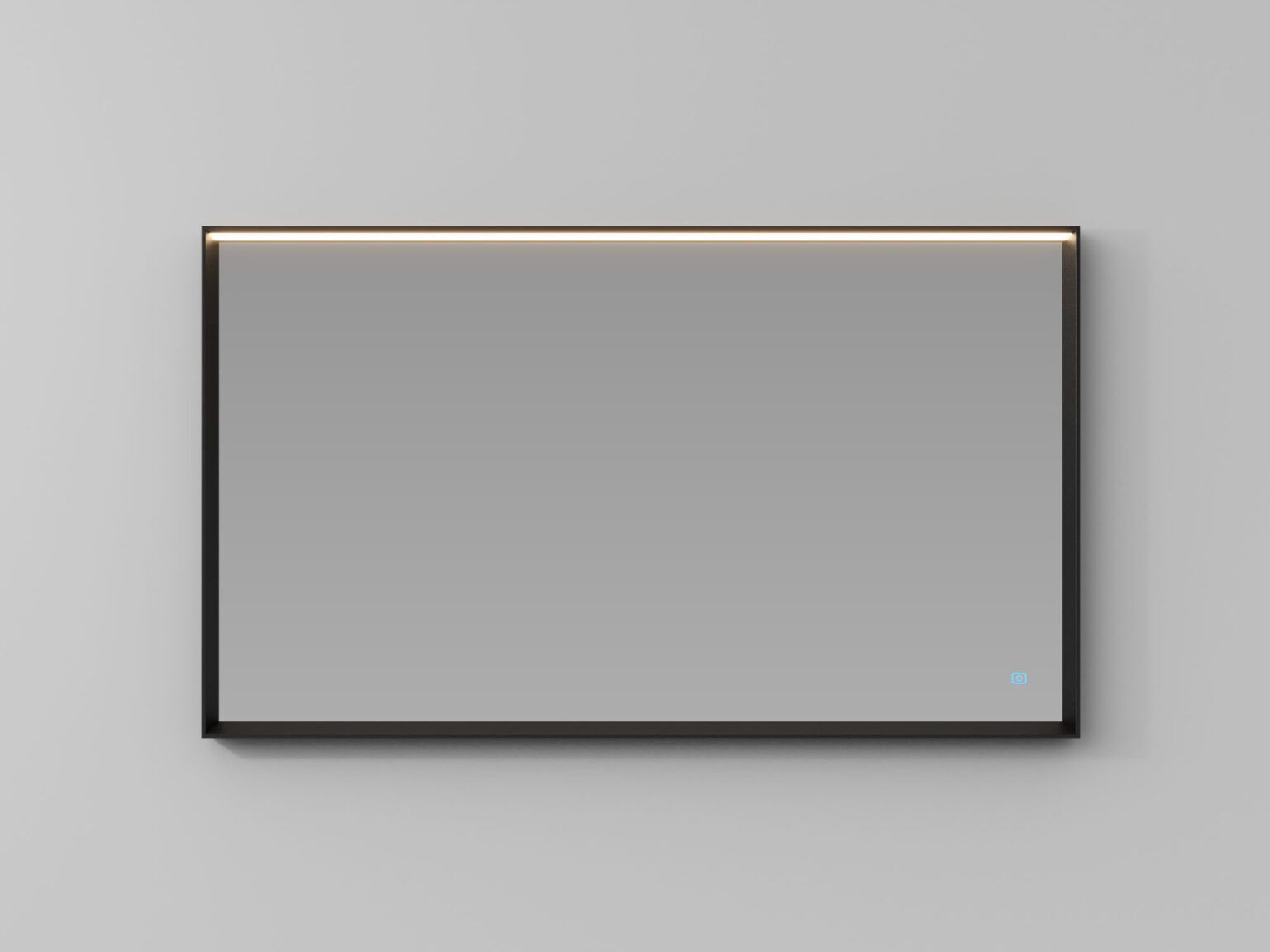 Прямоугольное металлическое зеркало со встроенным освещением Ideagroup TECNICA ARCH-00120939