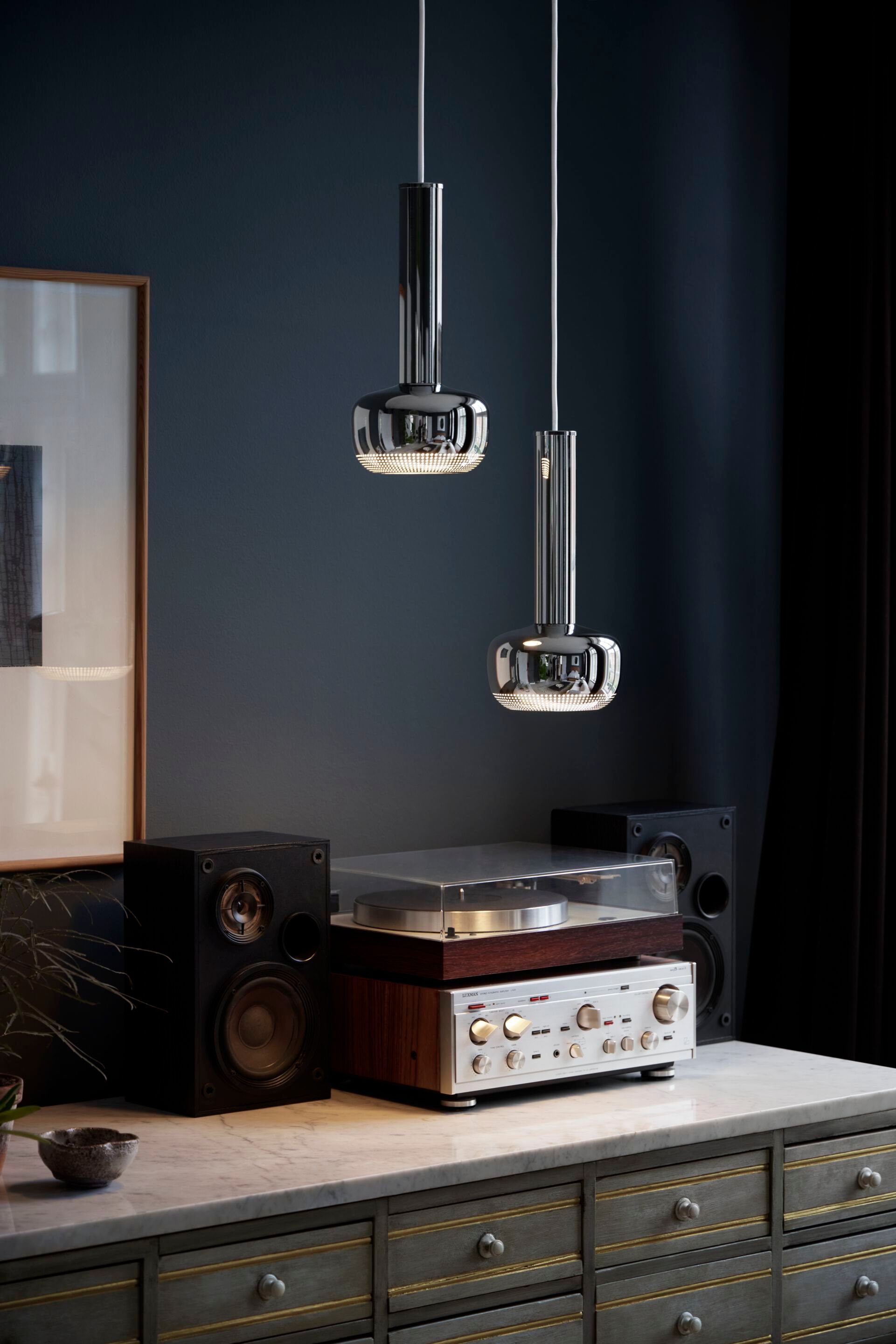 Подвесной светильник из латуни или хромированного алюминия Louis Poulsen VL 56 ARCH-00108229 - Вид №5