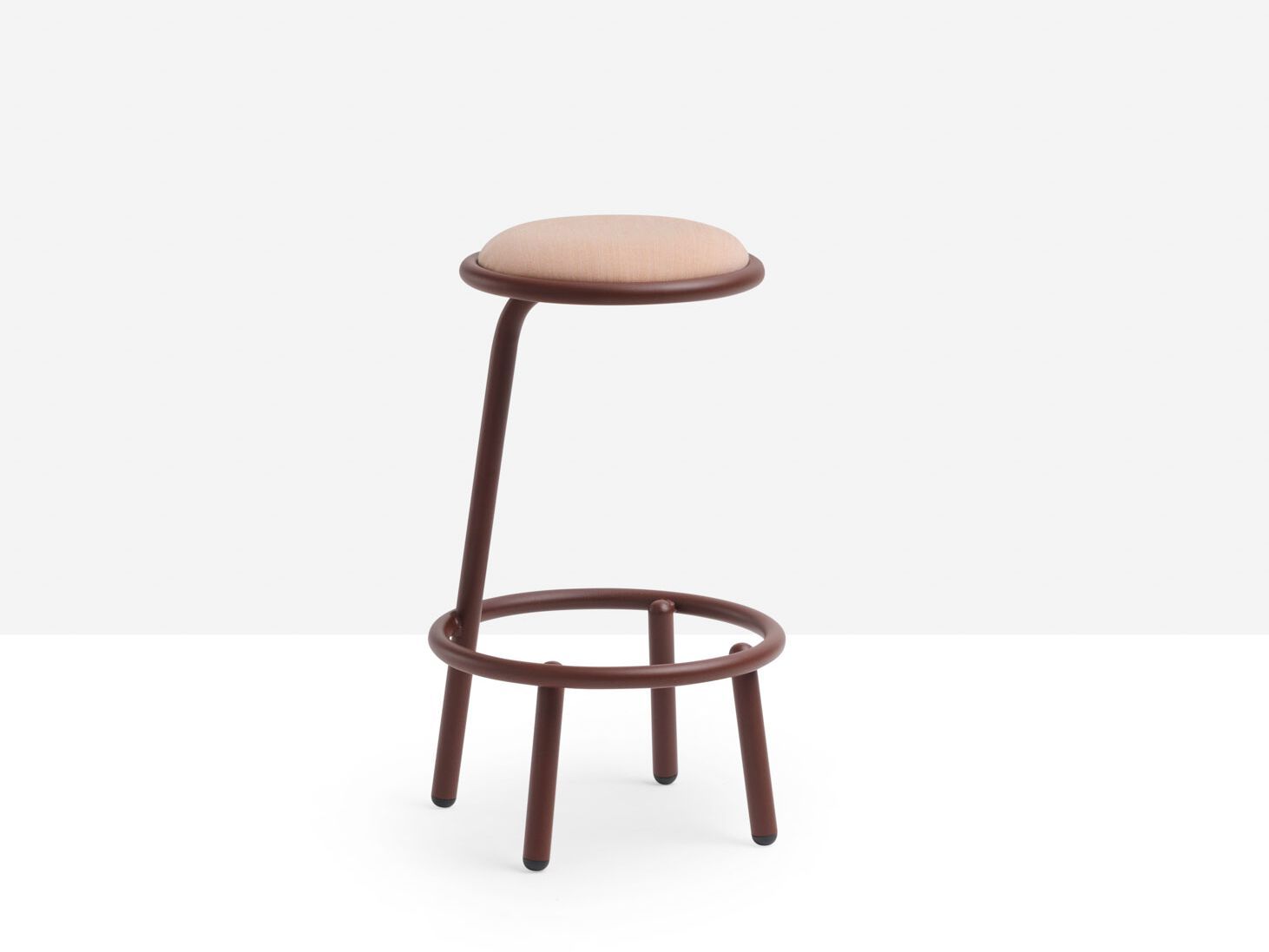 Высокий стул с обитым сиденьем Midj Less ARCH-00110508