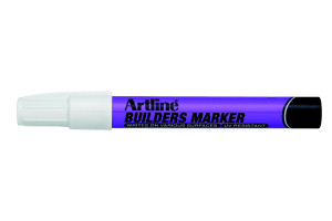 16307045 Перманентный строительный маркер краска Builders Marker, белый EKPRBDM-135 Artline