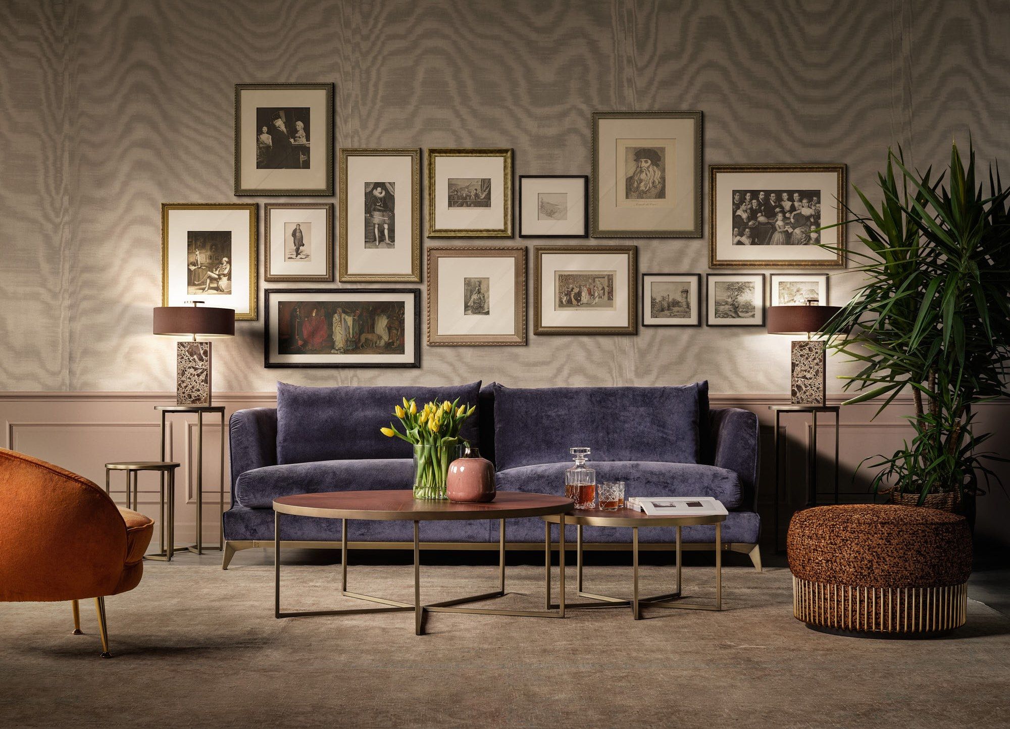 3-местный тканевый диван BLACK TIE Brando ARCH-00001629 - Вид №3