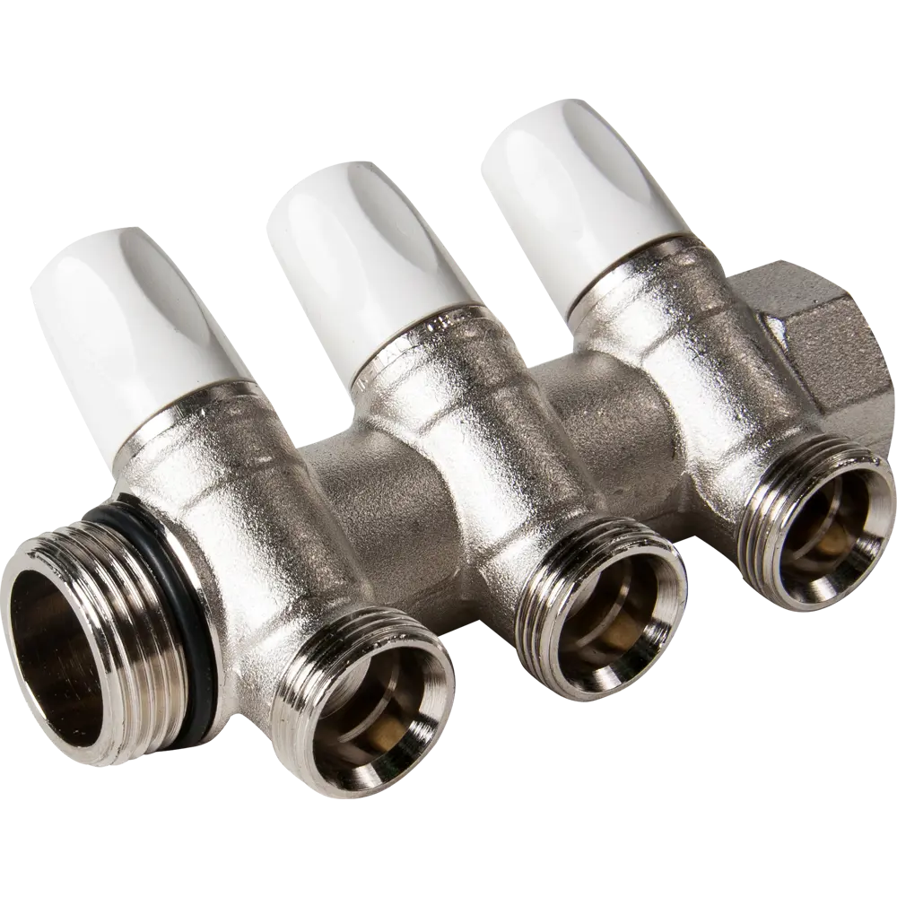 Коллектор Rehau Rautitan MX на 3 выхода, 1"x3/4", евроконус 131645 РЕХАУ STLM-2053918