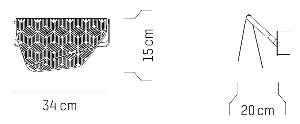 Латунный светодиодный настенный светильник Petite Friture Мексика ARCH-00127629 - Вид №3
