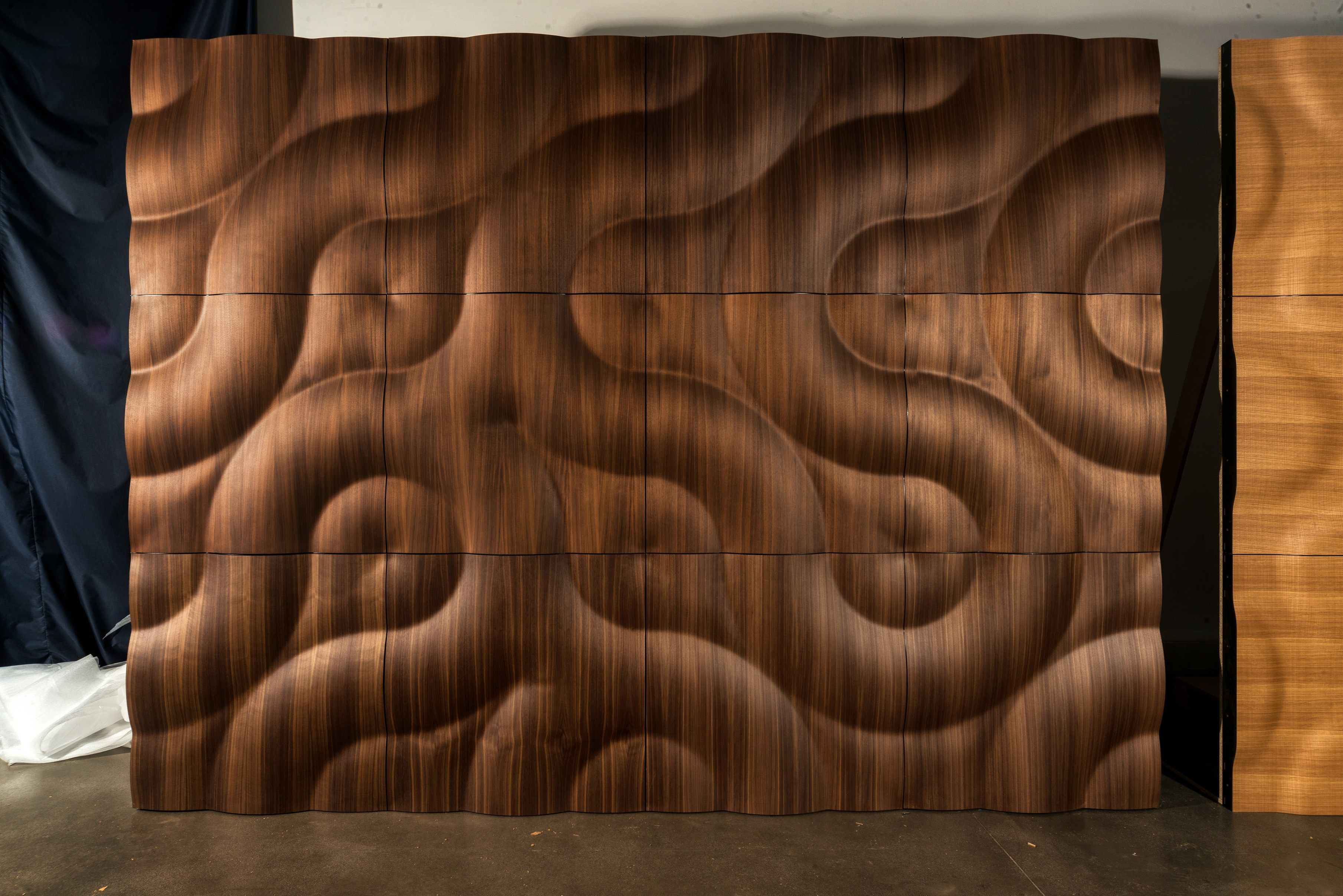 3D-панель из натурального дерева с двойным изгибом MOKO BURAN ARCH-00101645 - Вид №4