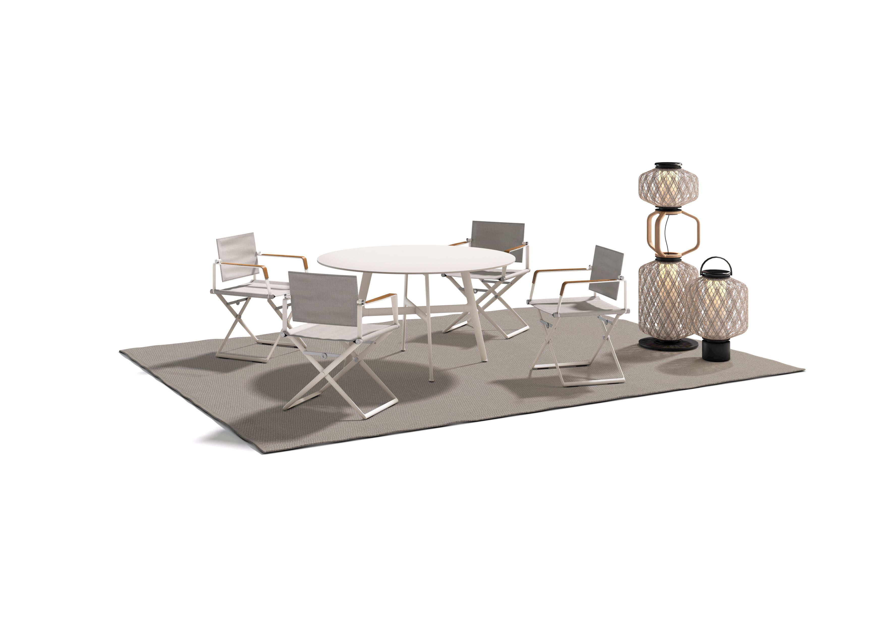 Круглый садовый стол с керамической столешницей DEDON SEAX ARCH-00127723 - Вид №1