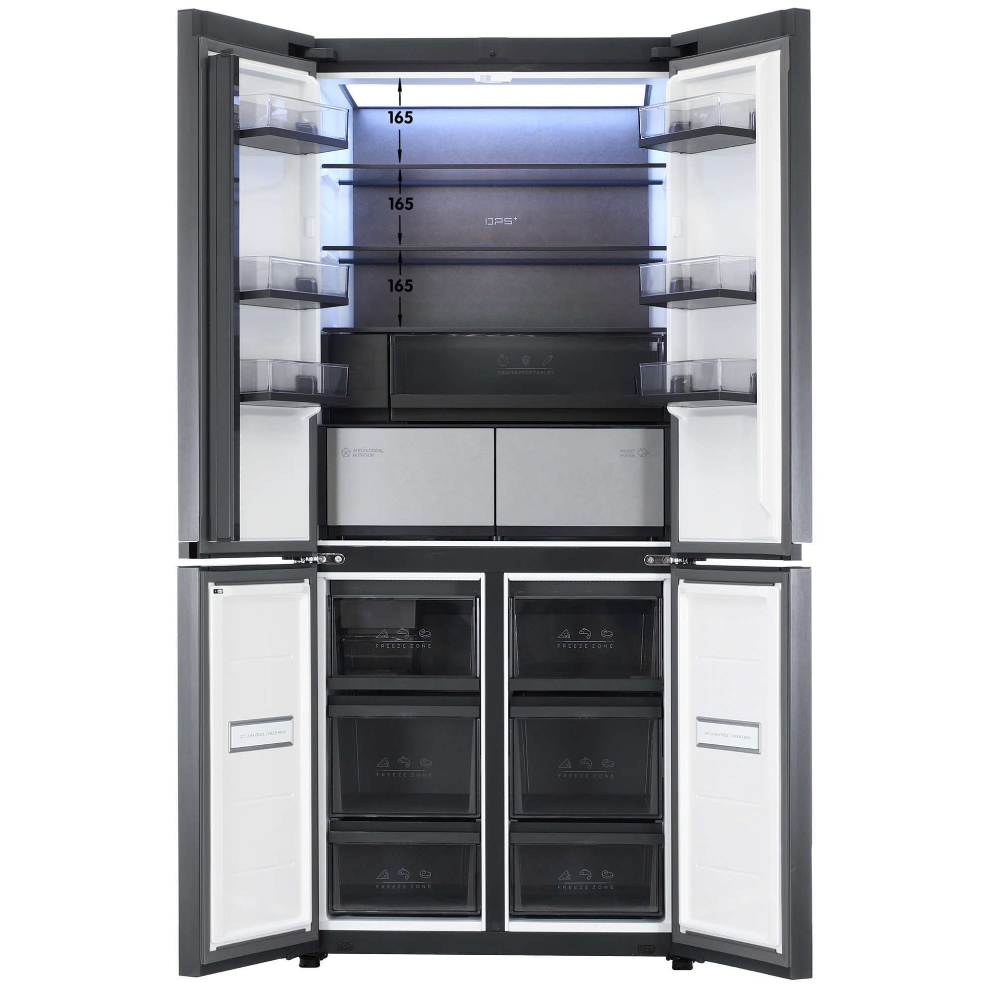 9149910 Холодильник многодверный  без фасада Eigen Stark-RF05 серебристый STDN-0065630 - Вид №2