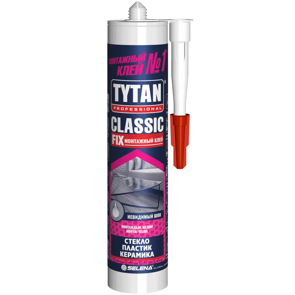 Жидкие гвозди каучуковые Tytan Classic Fix прозрачный 310 мл STLM-2187878