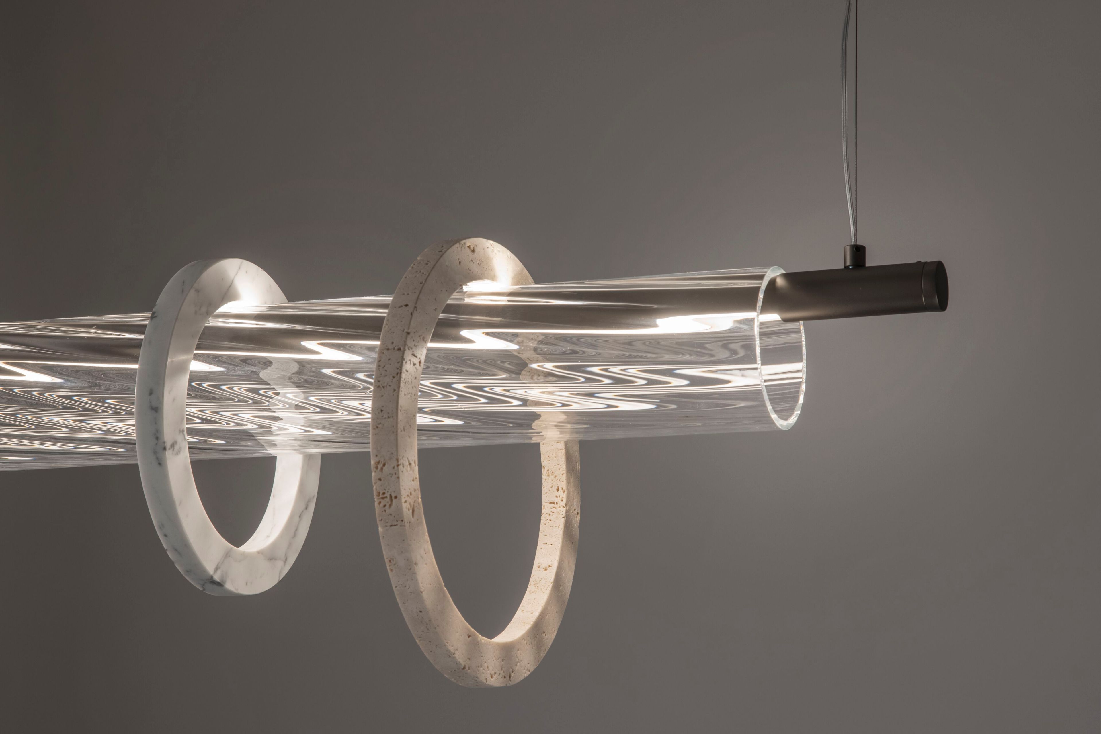 Стеклянный подвесной светильник Patrizia Volpato ORBITE ARCH-00141639 - Вид №12