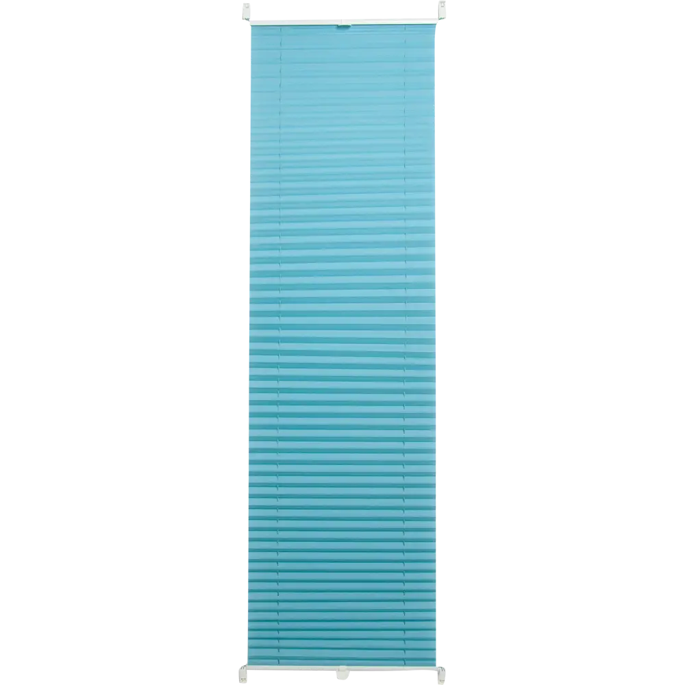 Штора плиссе «Плайн», 55х160 см, текстиль, цвет бирюзовый Santreyd STLM-2186555