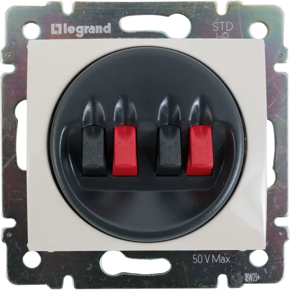 Legrand Valena Classic: аудиорозетка для скрытого монтажа в цвете слоновая кость 12505962 STLM-1115201