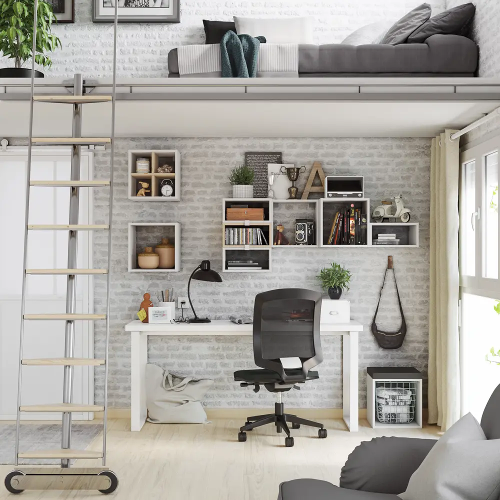 Корзина Spaceo KUB Laguna 31x31x31 cм металл, цвет сизый STLM-2196736 - Вид №6