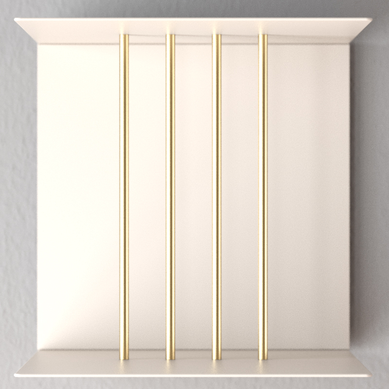 Полка с разделителем Teaser, серая UMAGE 5005 - Вид №4