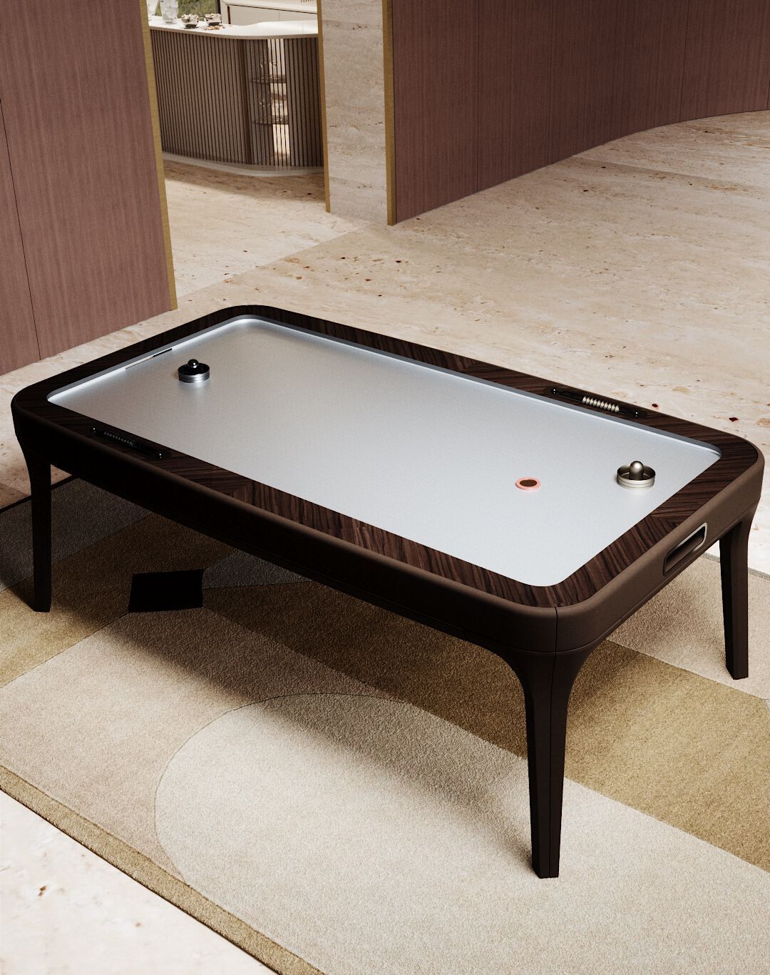 Прямоугольный стол для аэрохоккея Vismara Design BLOW ARCH-00069614 - Вид №4