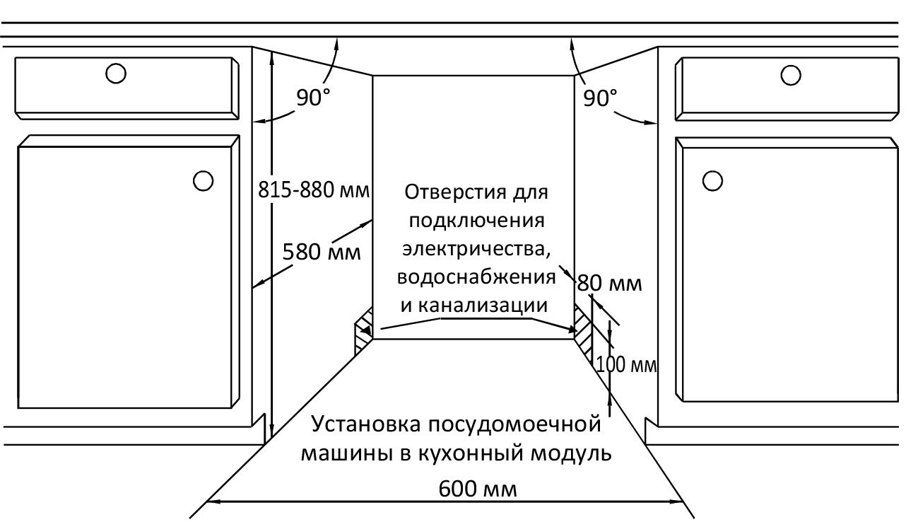 1662494 Встраиваемая посудомоечная машина DEXP G14D7PB STDN-0141319 - Вид №13