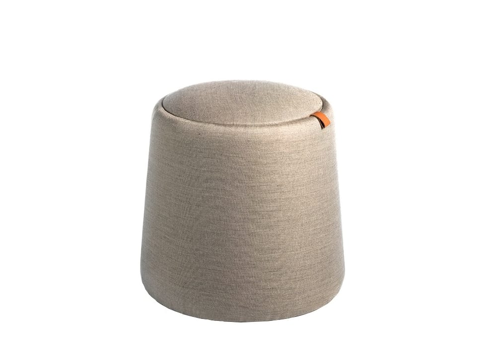 Ткань круглый контейнер пуф Angel Cerda диван тренд ARCH-00001426
