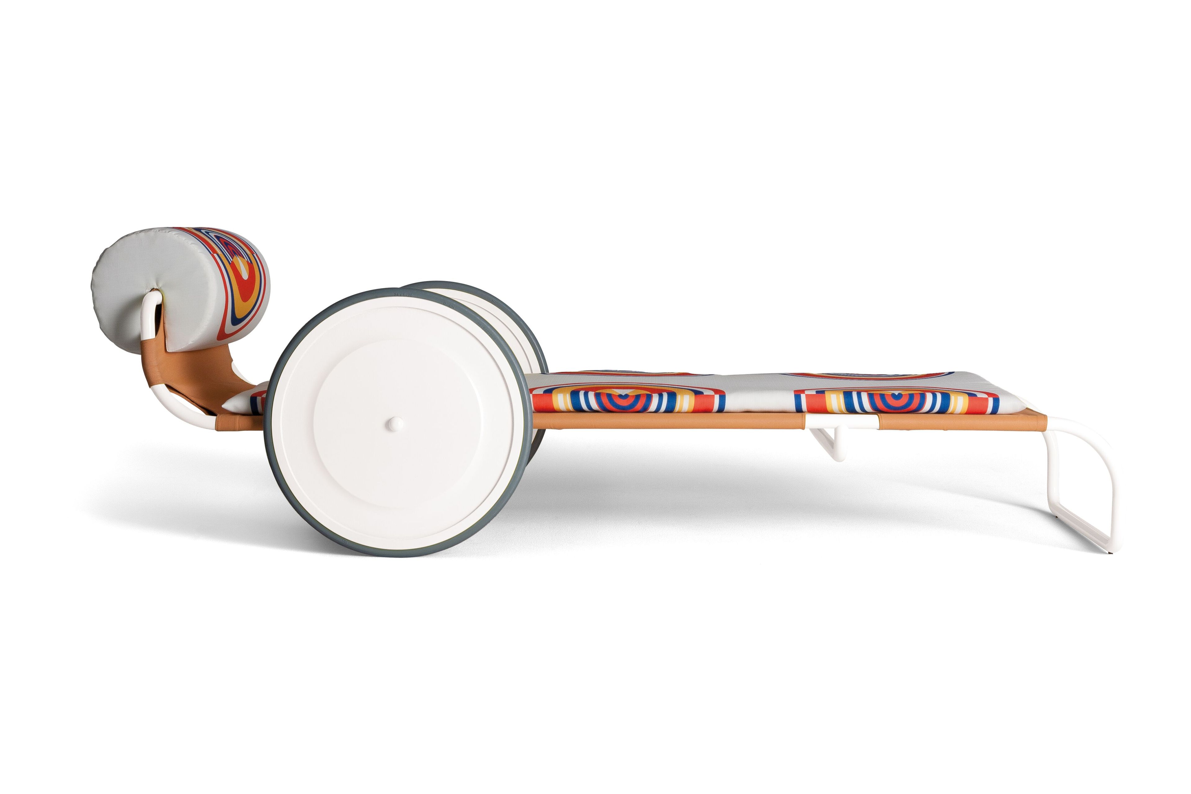 Садовая кровать из нержавеющей стали и ткани с колесами Exteta Locus Solus ARCH-00024677 - Вид №3