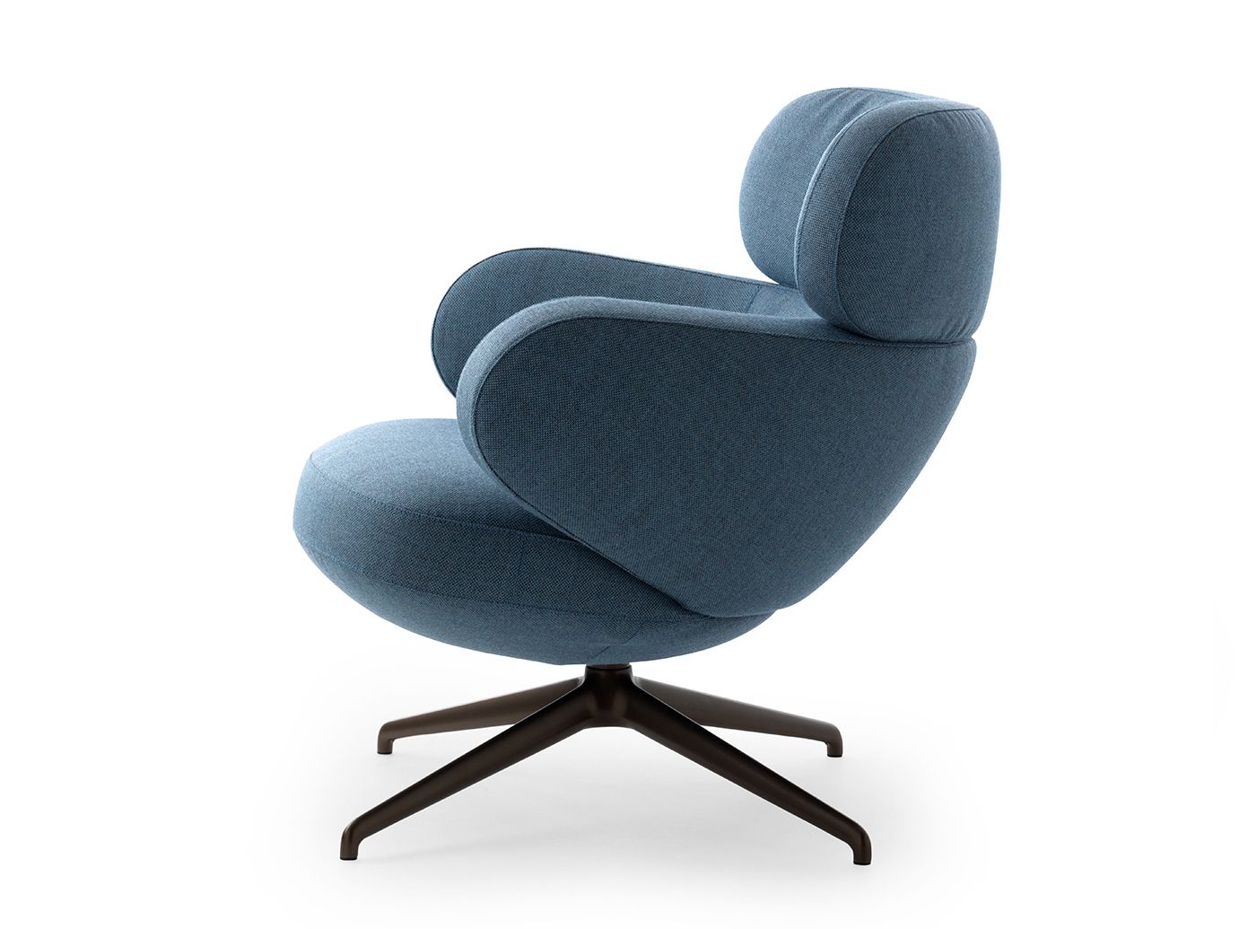 Тканевое вращающееся кресло с подлокотниками LEOLUX LX LXR09 ARCH-00071161 - Вид №1