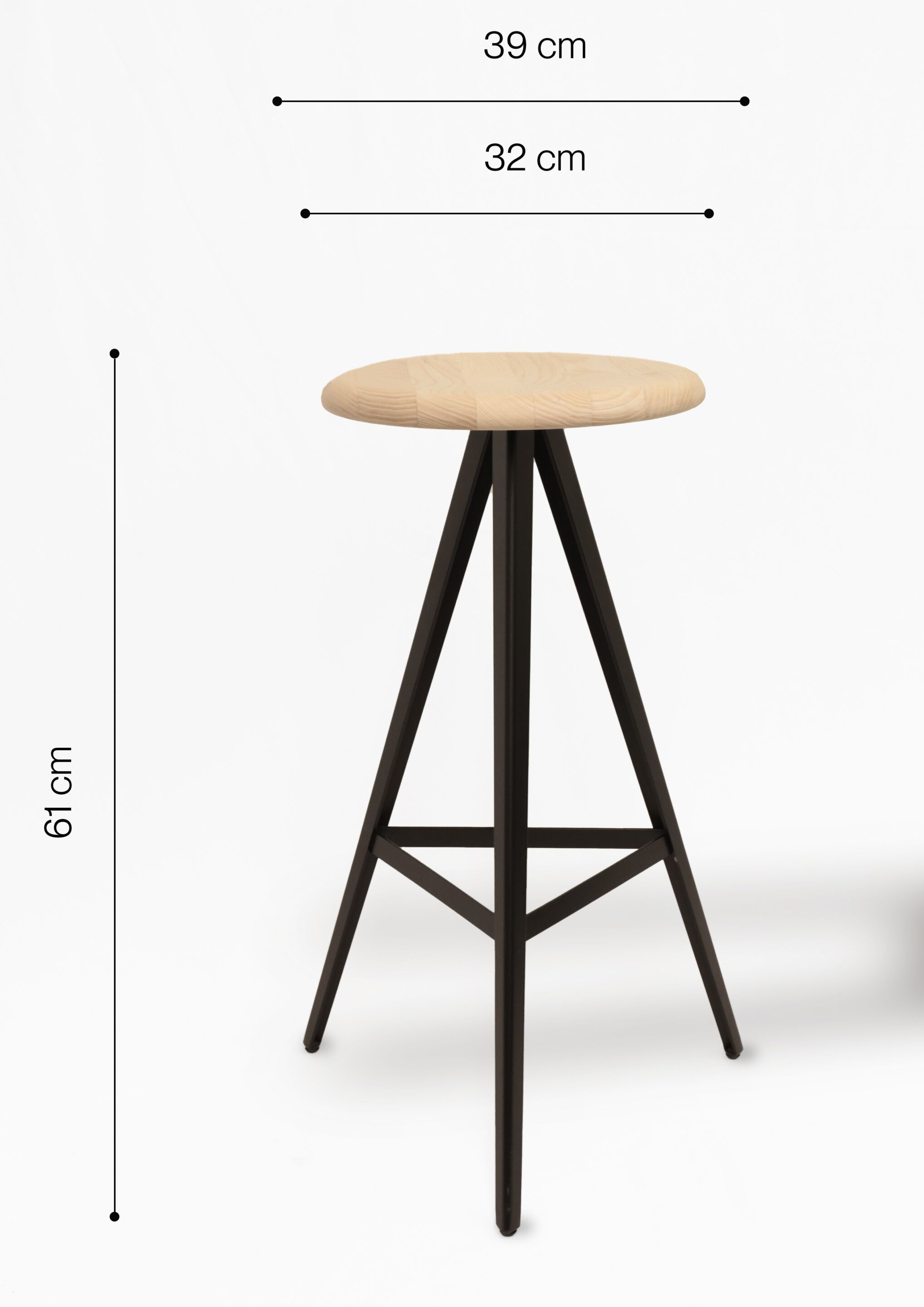 Деревянный барный стул с подставкой для ног TrabA' TrabA ' - Limited Edition ARCH-00038279 - Вид №6
