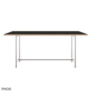 KATI-E1-180x90-MS Стол Карлсруэ - обеденный стол - черный - 180 х 90 х 75 см. PHOS
