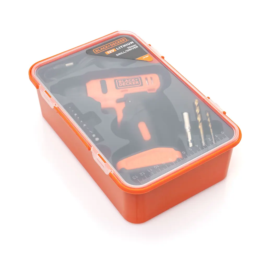 Дрель-шуруповерт аккумуляторная Black&Decker LD12, 12 В Li-ion 1.5 Ач BLACK + DECKER STLM-2089910 - Вид №5