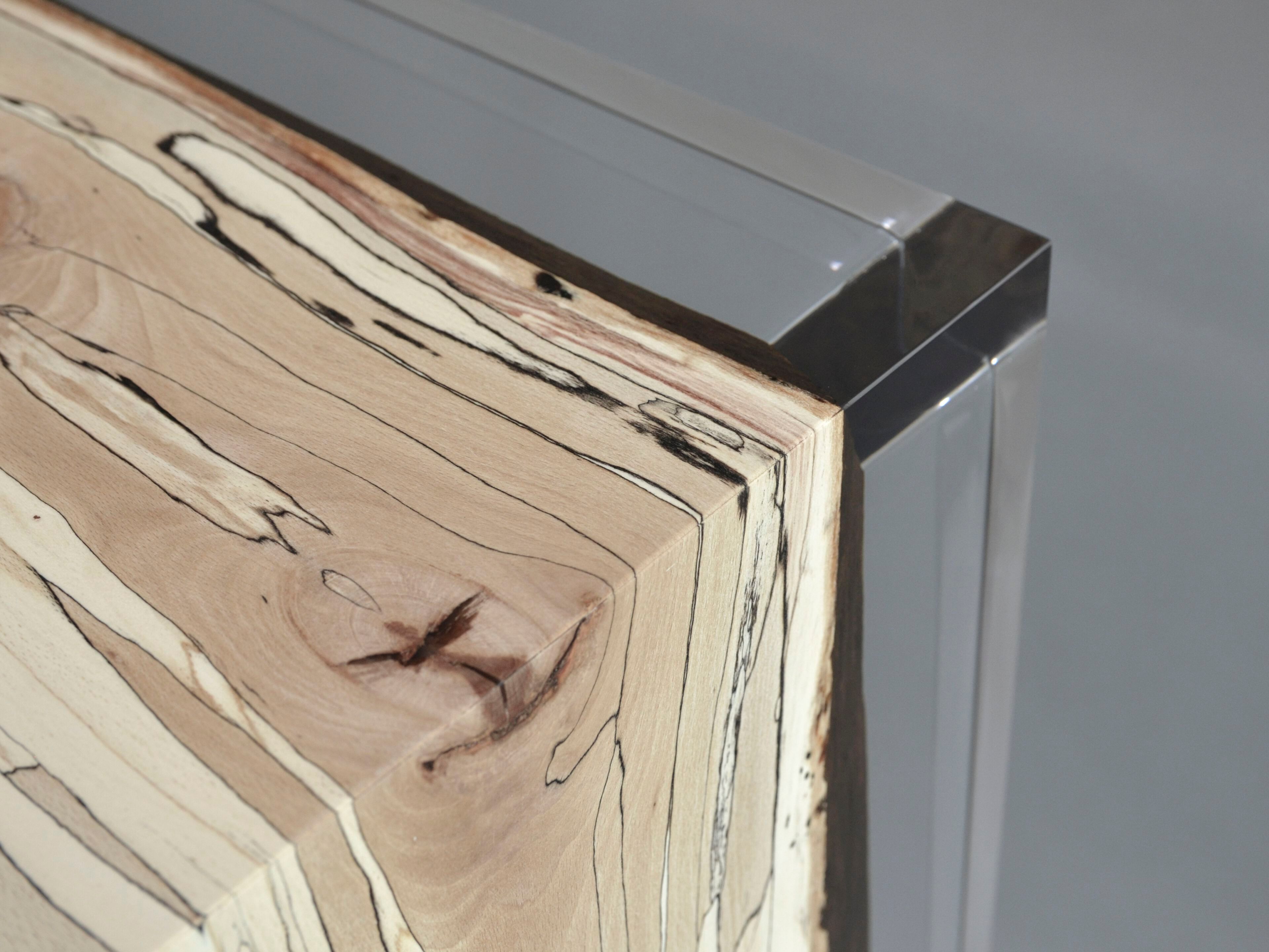 Прямоугольная консоль из массива дерева и смолы alcarol Fungi ARCH-00104320 - Вид №5