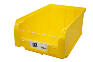 16781089 Ящик пластиковый, 9,4л, желтый C3-Y-2 СТАРКИТ
