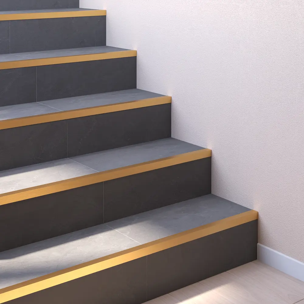 Профиль L-образный алюминий анодированный 20x10x1.2x1000 мм золотой Santreyd STLM-2100005 - Вид №3