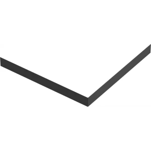 Экран для душевого поддона Marble квадратный 90x90 см цвет черный