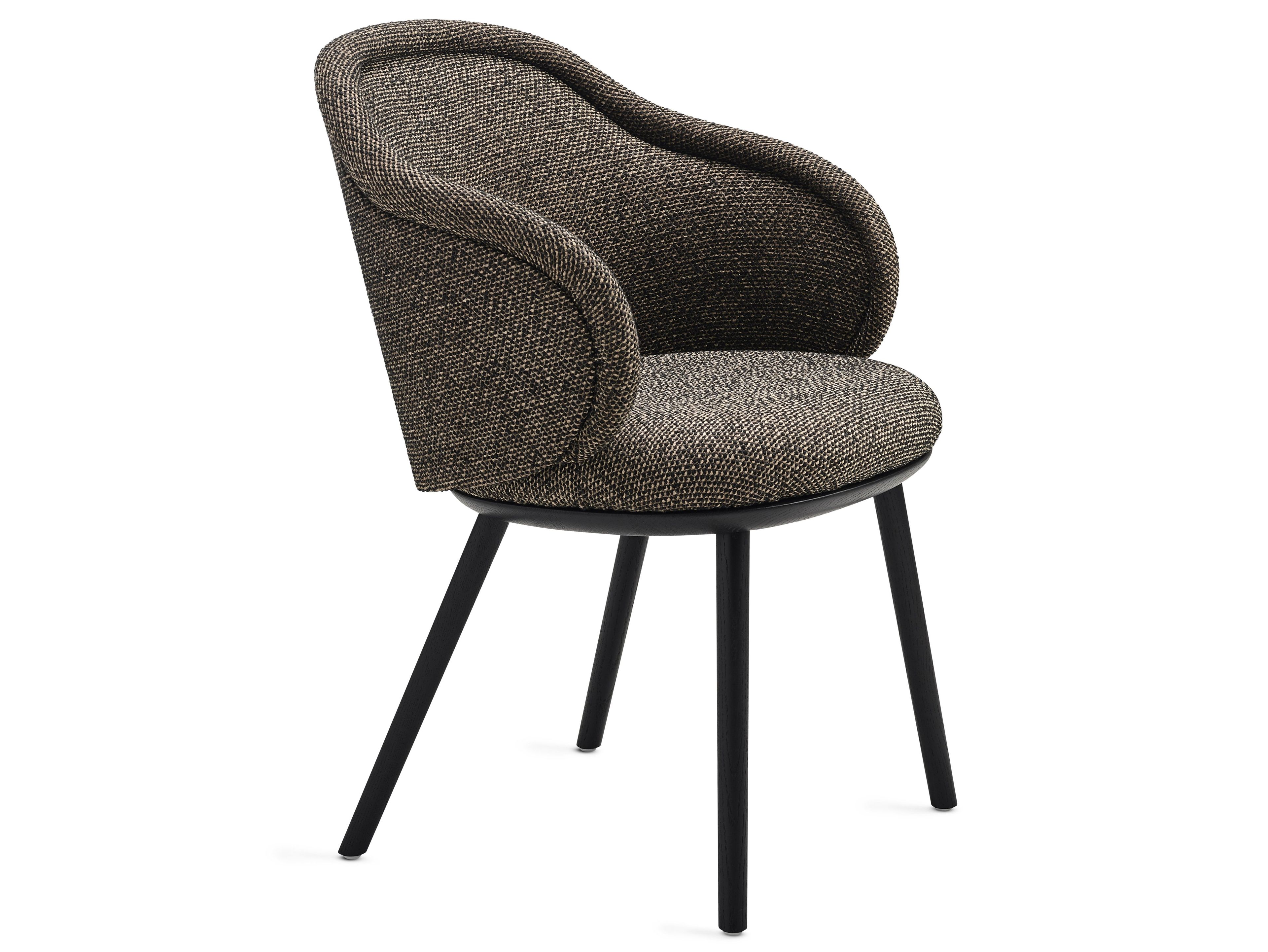 Мягкий тканевый стул с подлокотниками Freifrau ARCH-00113361 - Вид №1