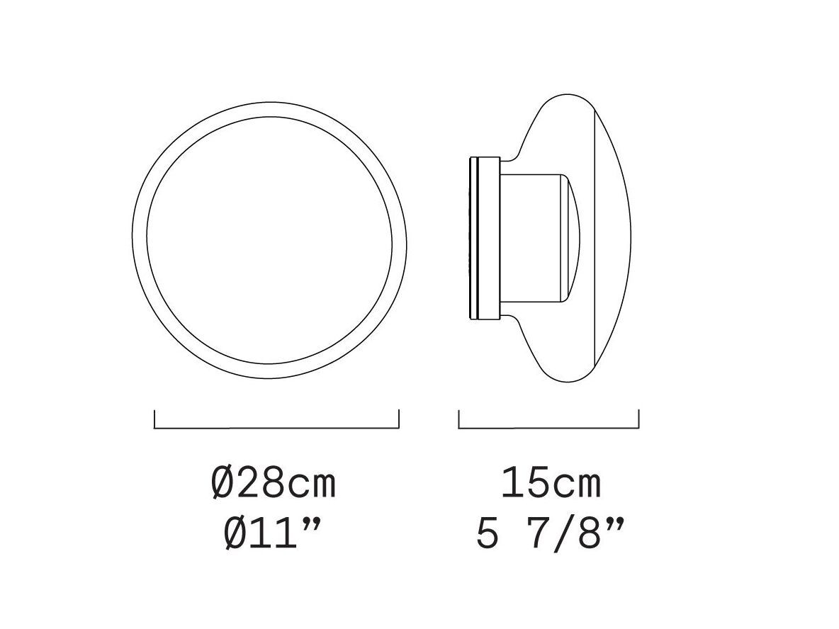Потолочный светильник / Настенный светильник из дутого стекла Leucos Gill ARCH-00032249 - Вид №4