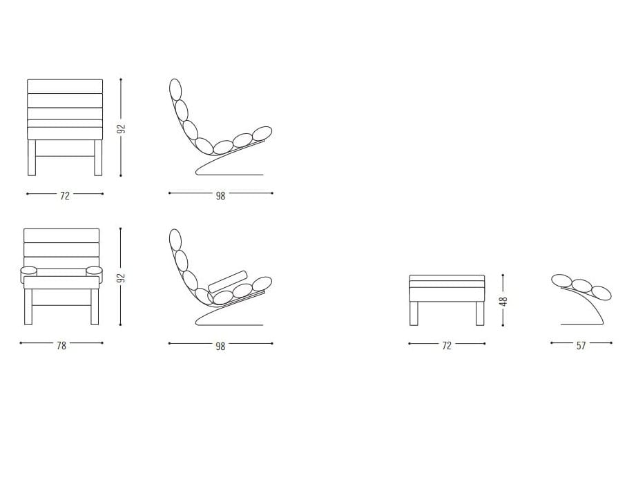 Кресло с подставкой для ног COR SINUS ARCH-00080960 - Вид №6